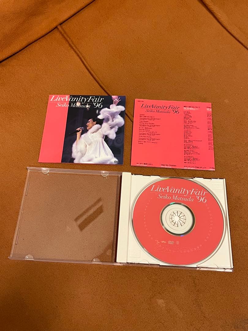 松田聖子　コンサート　SEIKO LIVE VANITY FAIR 96 DVD
