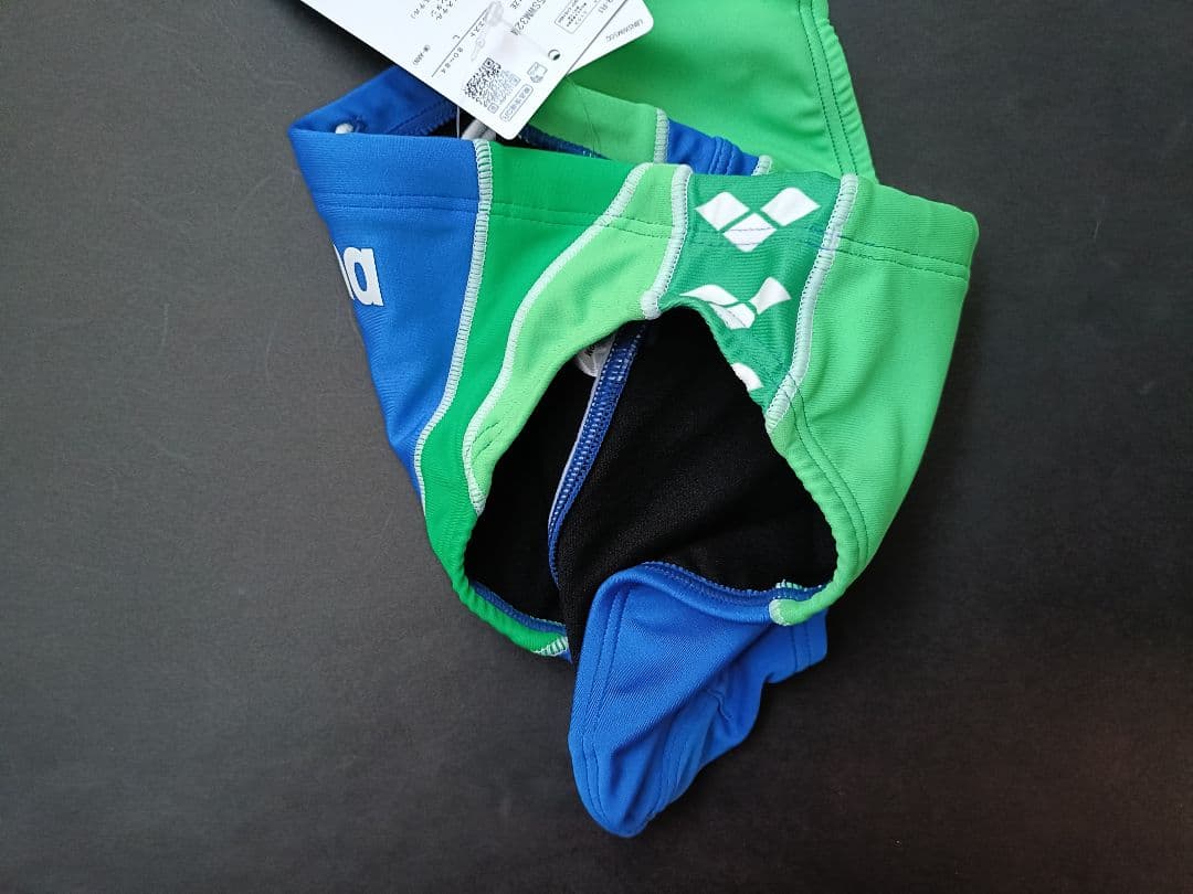 競パン 新作 トレーニングリミックLサイズ AS5SWM32M グリーン・ブルー