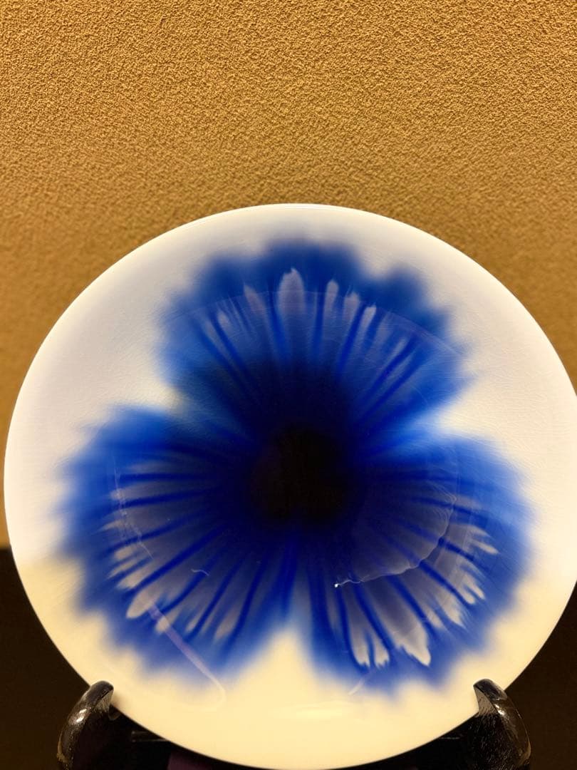 なみへい様　四代徳田八十吉　彩釉　鉢　　盃３点　共箱　九谷焼