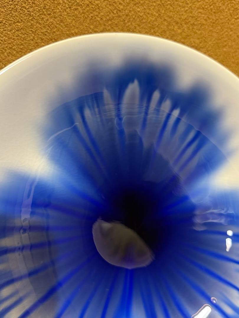 なみへい様　四代徳田八十吉　彩釉　鉢　　盃３点　共箱　九谷焼