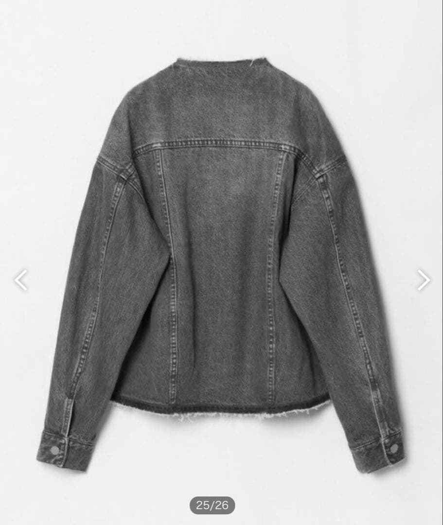 allureville （アルアバイル）デニムブルゾン　ブラック