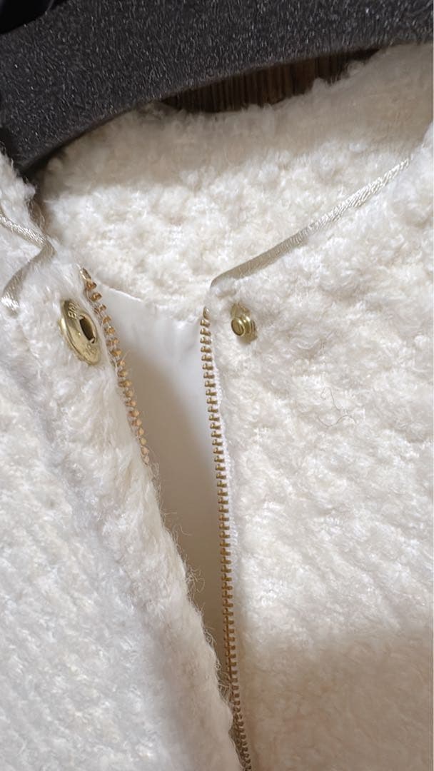 新品未使用・タグ付きエムドットem. 2way fur gilet ファーベスト