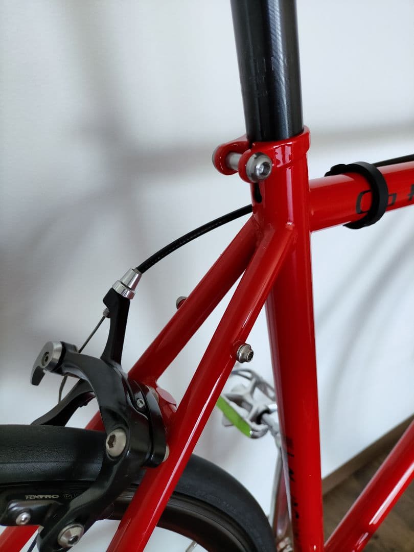 クロモリ ピスト シングルフリー 46×17T 室内保管 直接手渡可(神奈川県)