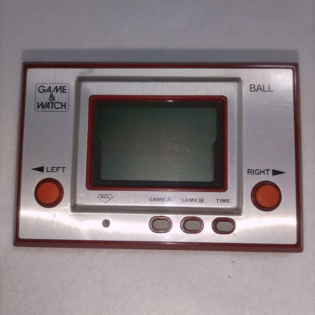 【レア】ゲーム＆ウォッチ シルバー　ボール 1980年発売初期版