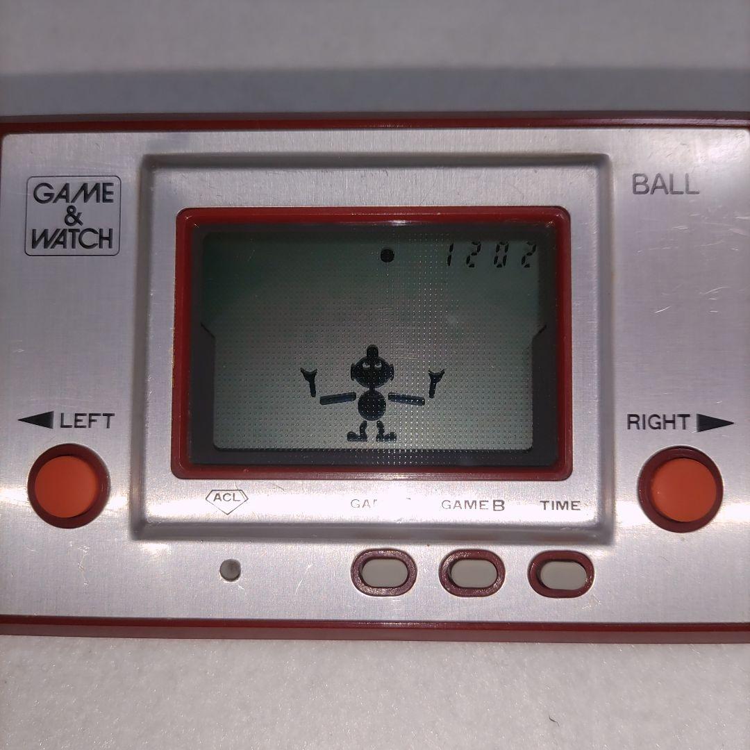 【レア】ゲーム＆ウォッチ シルバー　ボール 1980年発売初期版