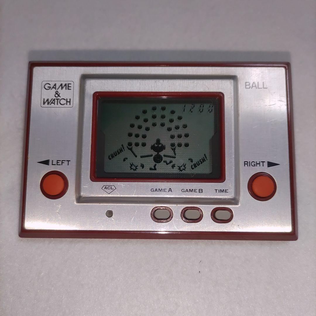 【レア】ゲーム＆ウォッチ シルバー　ボール 1980年発売初期版