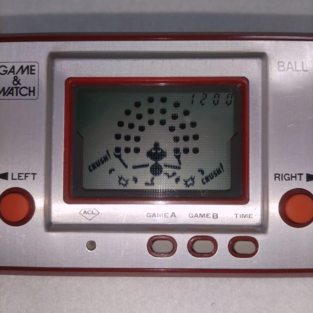 【レア】ゲーム＆ウォッチ シルバー　ボール 1980年発売初期版