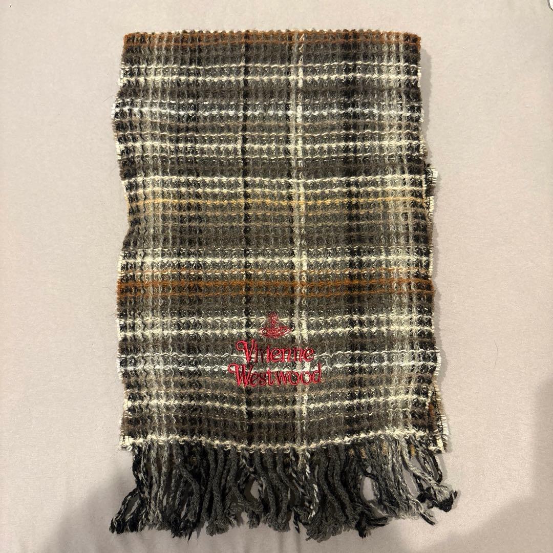 ヴィヴィアン マフラー チェック ウール y2k フェアリーグランジ nana