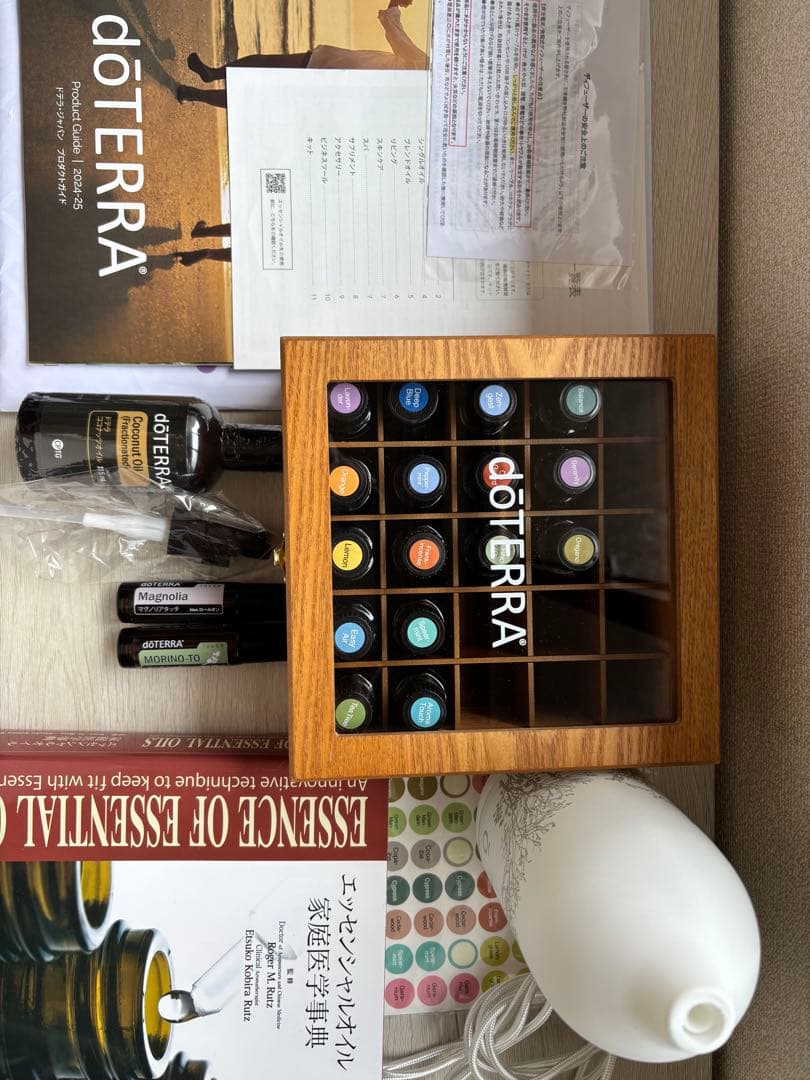 doTERRAドテラ森の音デラックス登録キット セット・オイル家庭医学事典