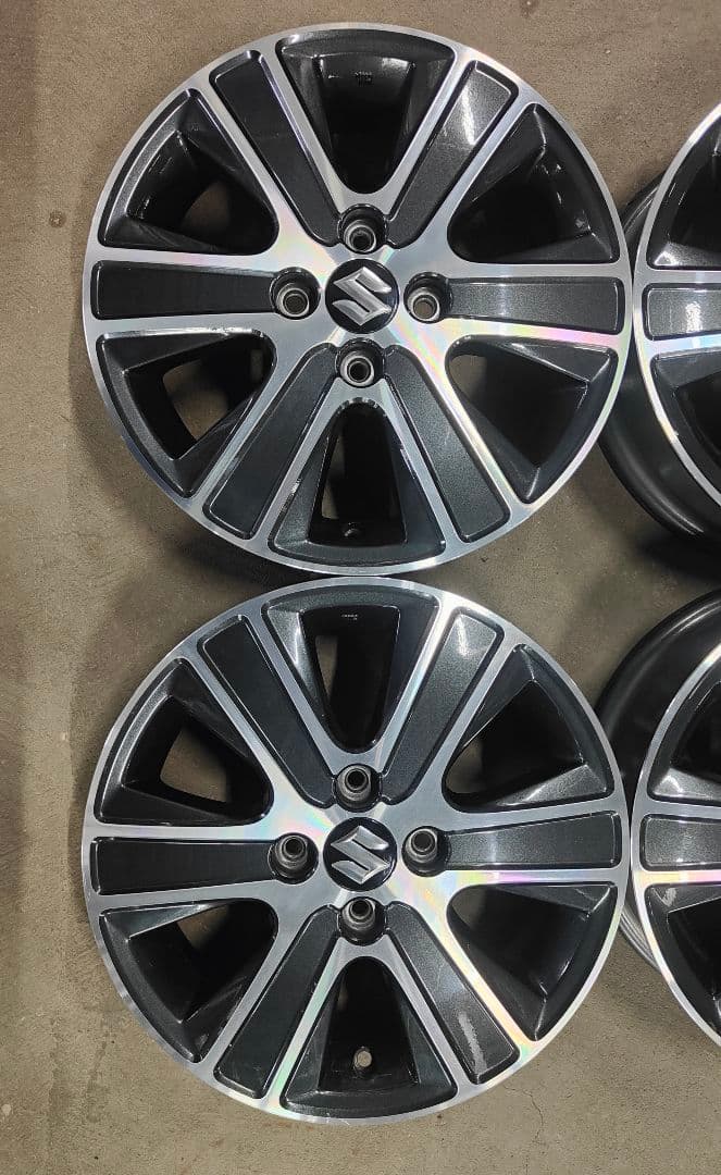 【柊様】2本分 スズキ純正15インチ 北海道 美品アルミホイール4本セット！