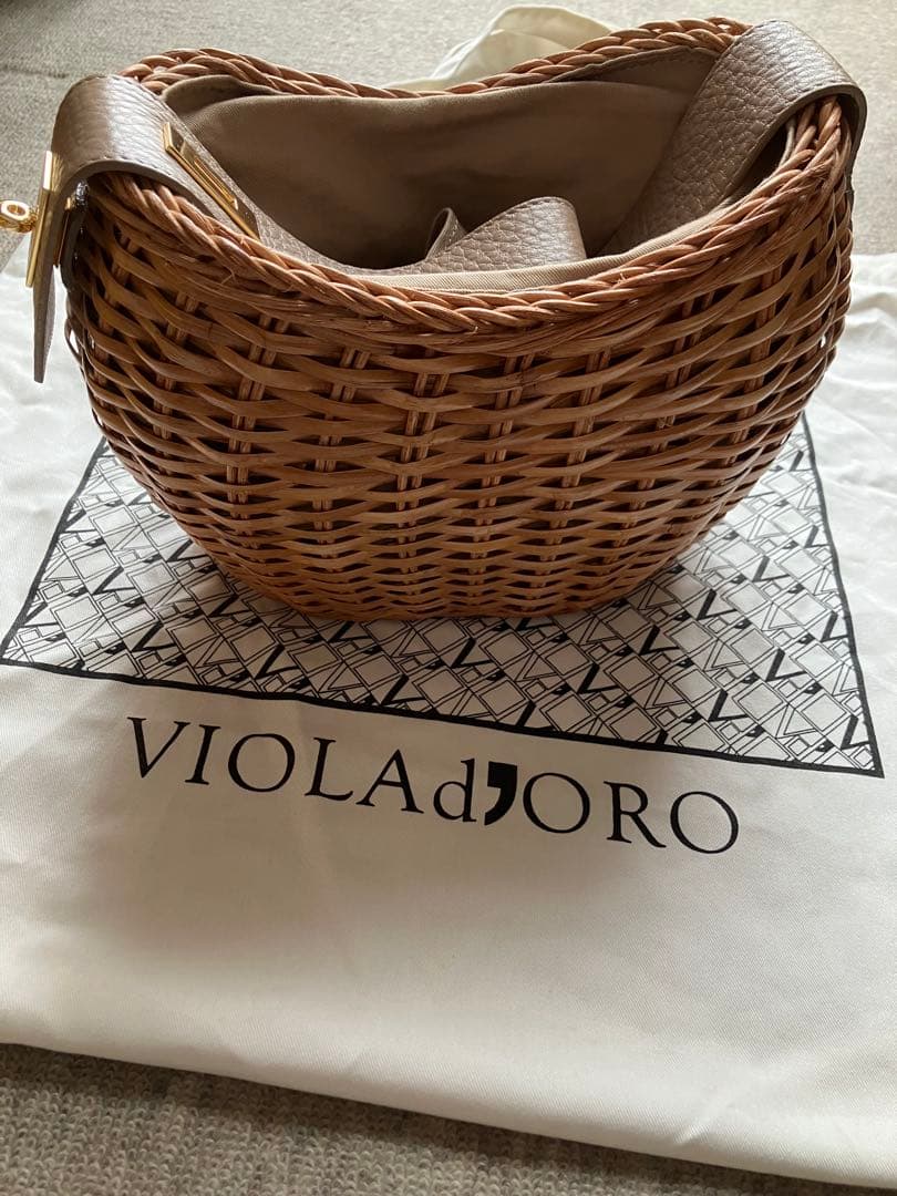 スプリットラタンバスケット ワンハンドル カゴバッグ