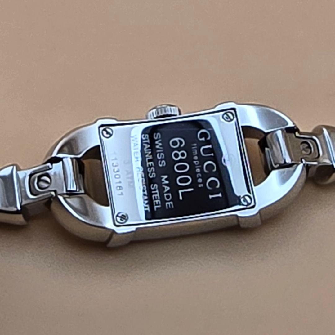 美品 GUCCI グッチ 腕時計 6800Ｌ バンブーモチーフ