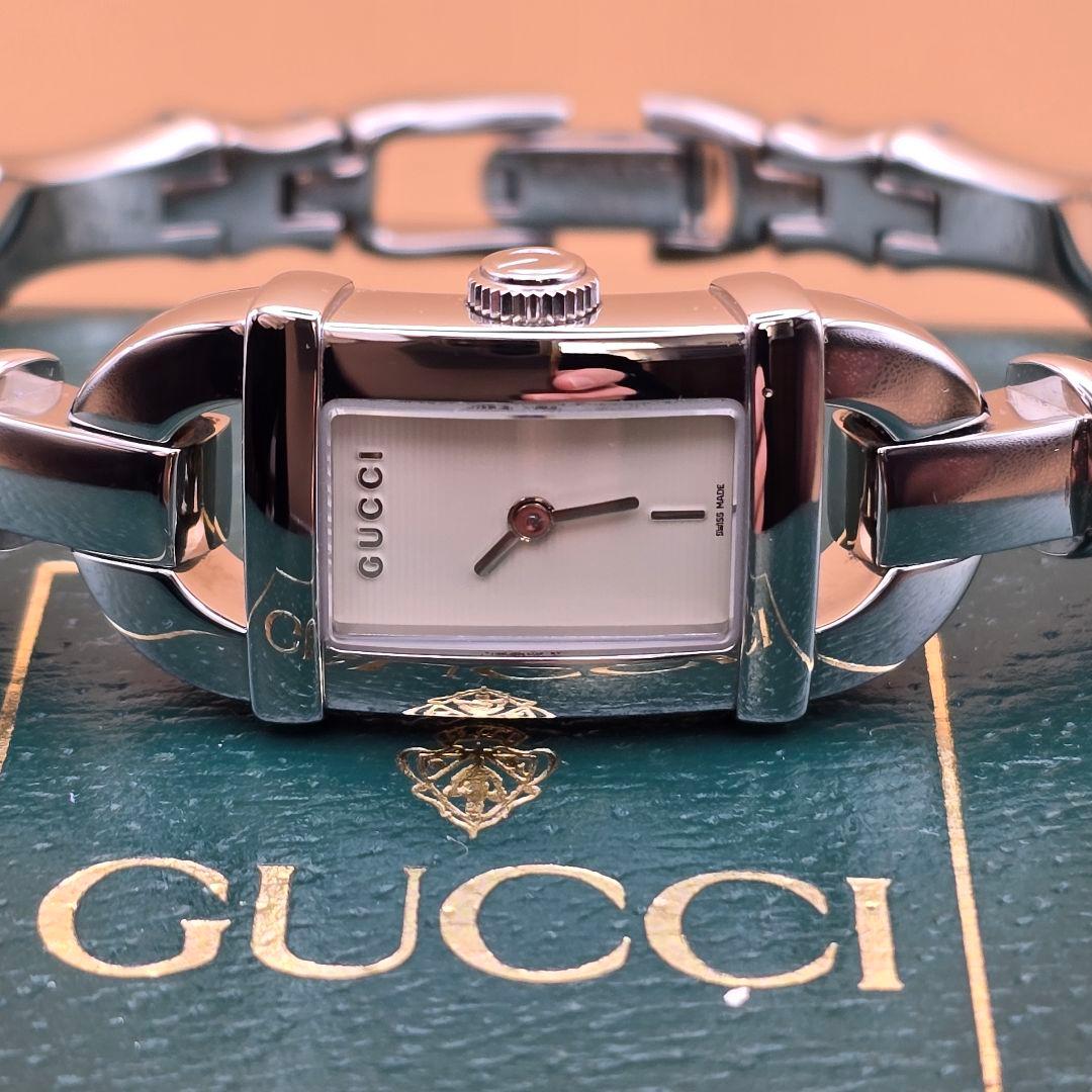 美品 GUCCI グッチ 腕時計 6800Ｌ バンブーモチーフ