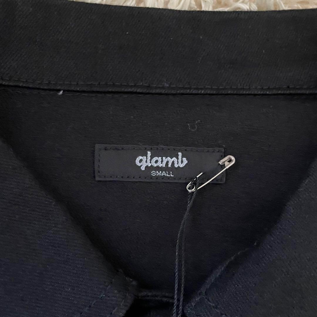 新品未使用 glamb グラム デニムジャケット フリンジ ブラック レザー