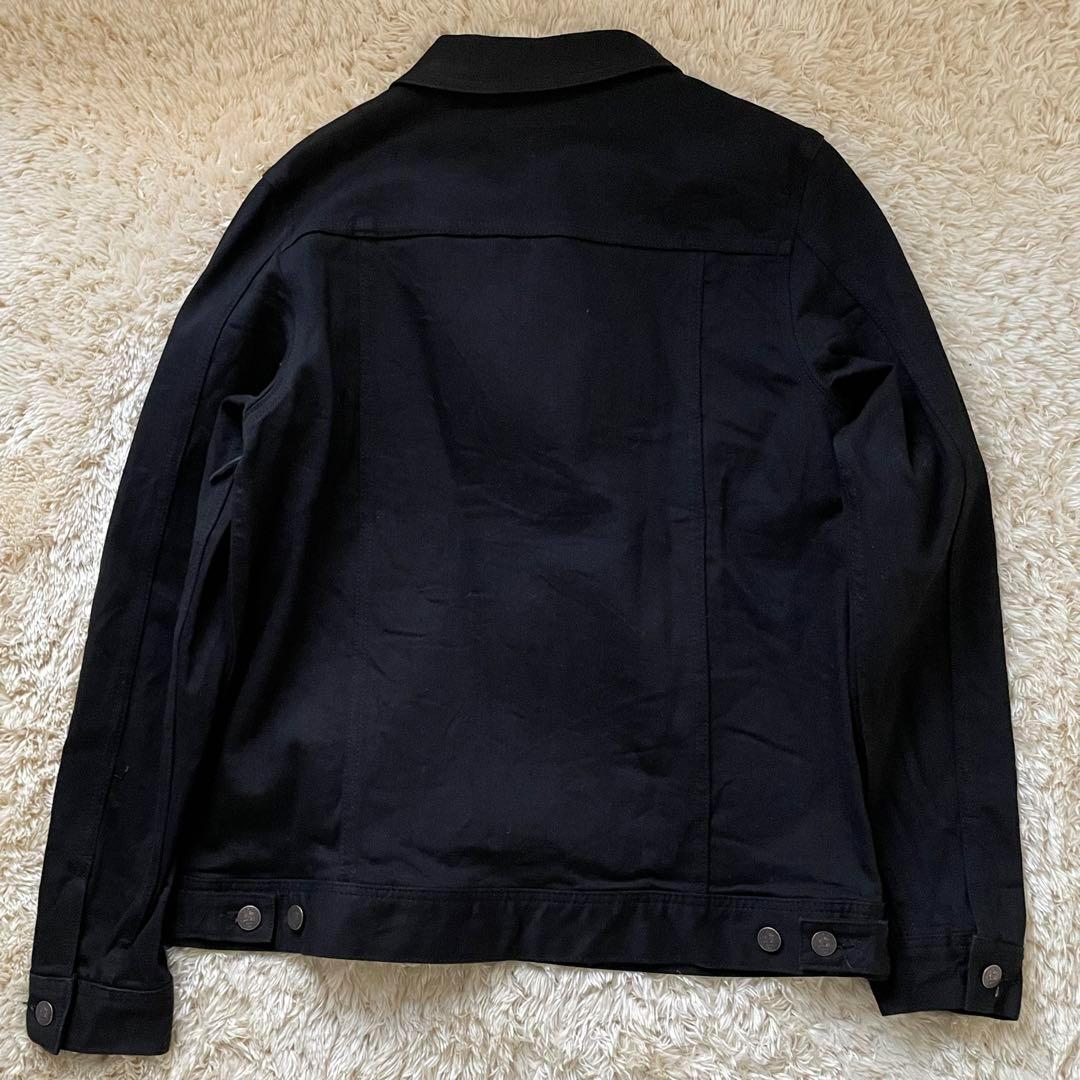 新品未使用 glamb グラム デニムジャケット フリンジ ブラック レザー