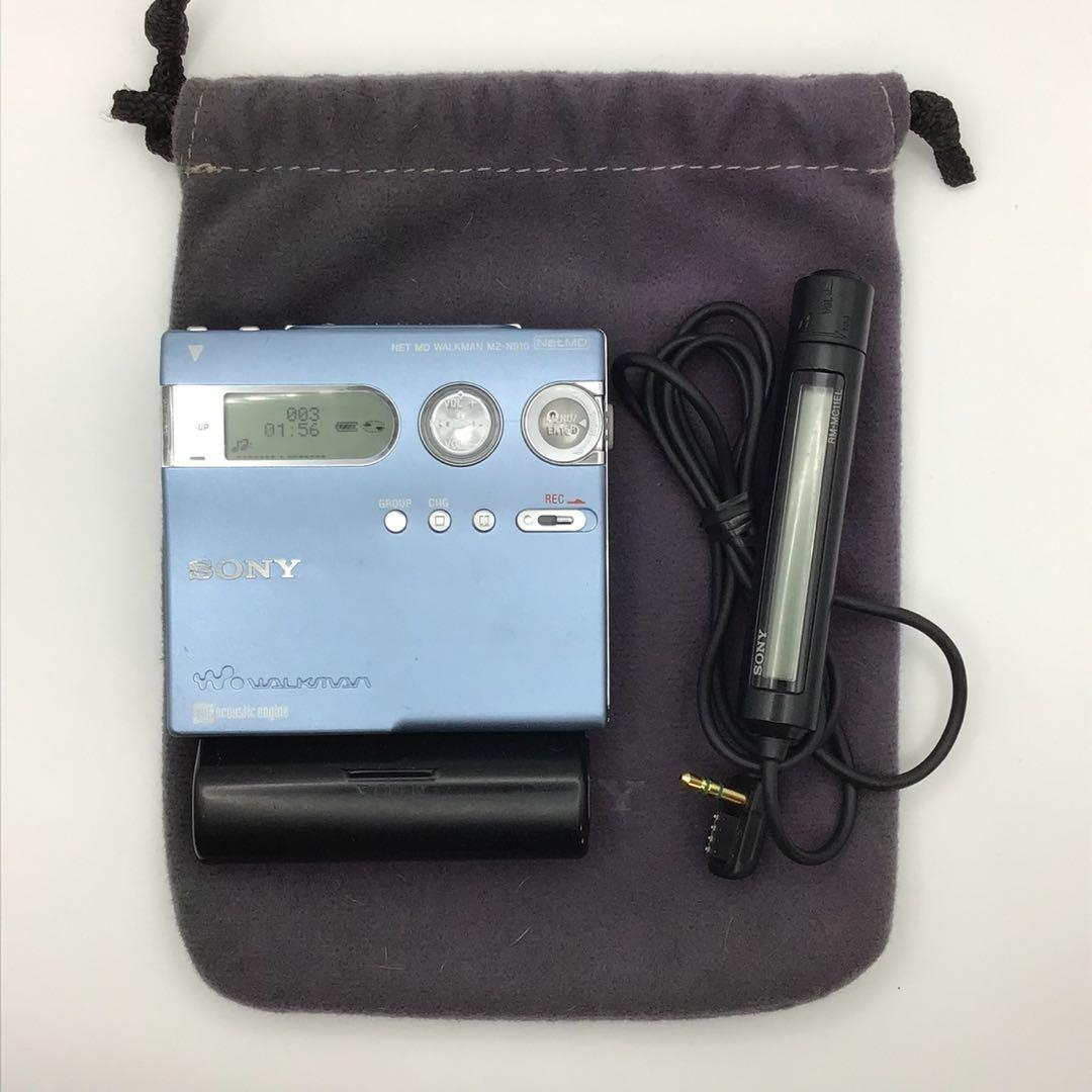 SONY MZ-N910 MD WALKMAN ソニー MDウォークマン ブルー