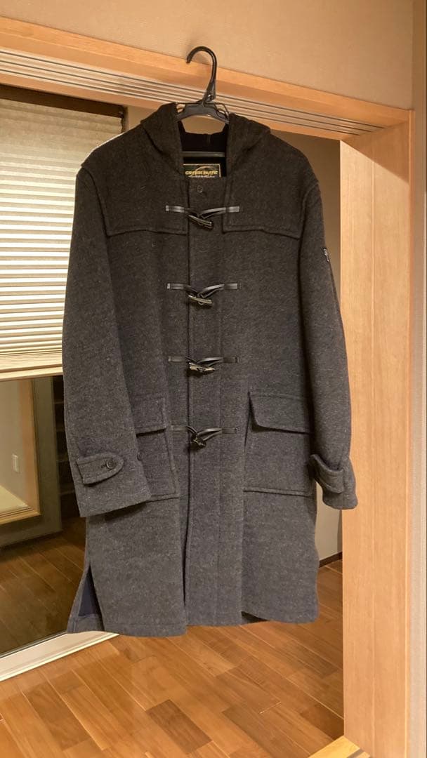 明大中野八王子 ダッフルコート グレー　メンズ