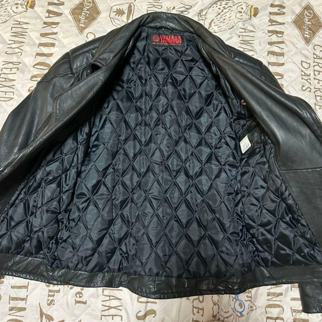 【九七艦攻 Kate 】YAMAHA レザーライダージャケット 黒L