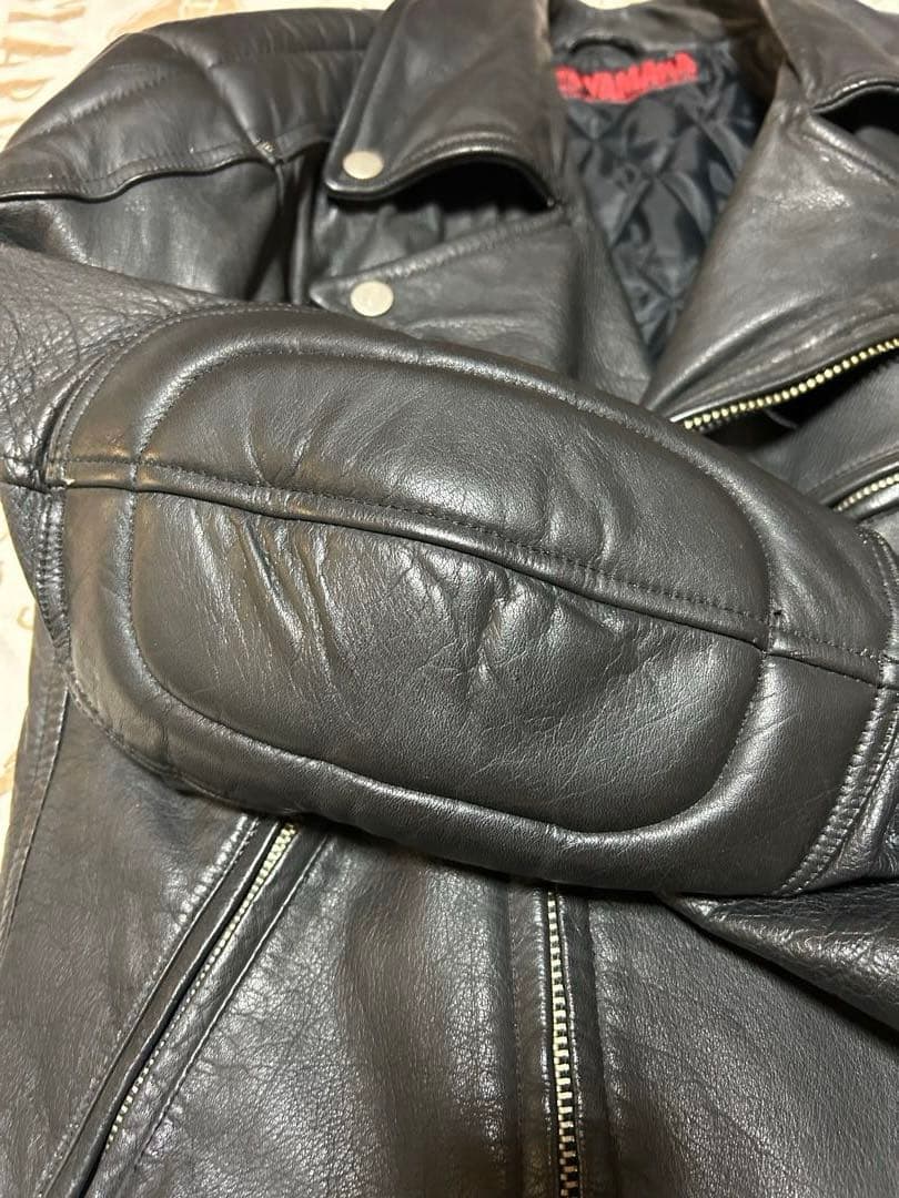【九七艦攻 Kate 】YAMAHA レザーライダージャケット 黒L