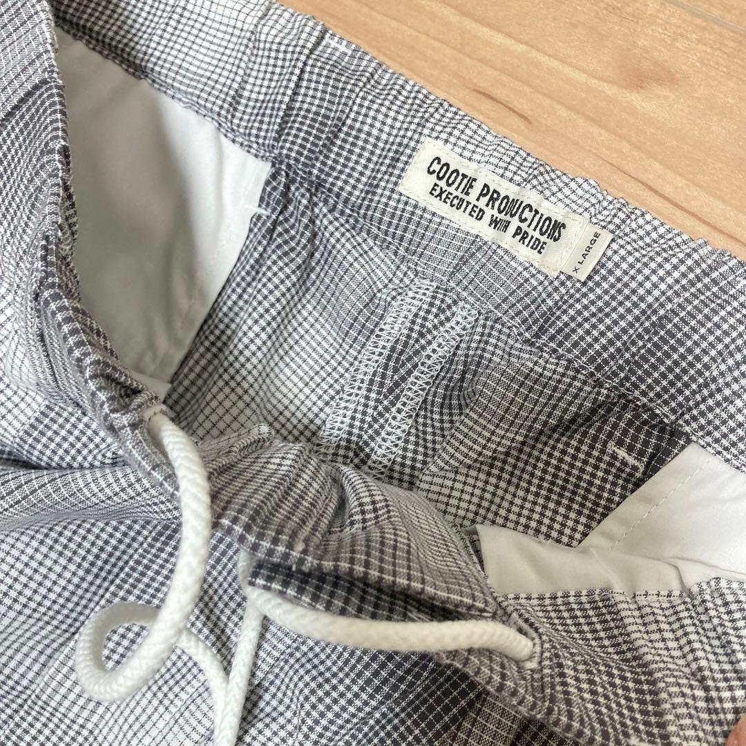 パンツ COOTIE Ombre Check 2 Tuck Easy Pants