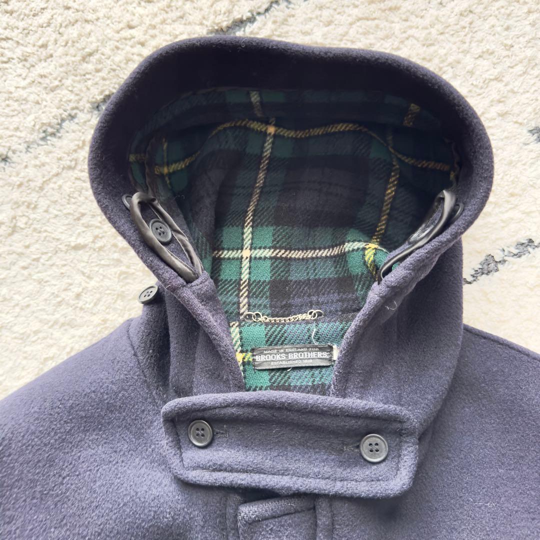 超希少 80s ブルックスブラザーズ　ダッフルコート　英国製　ネイビー　L相当