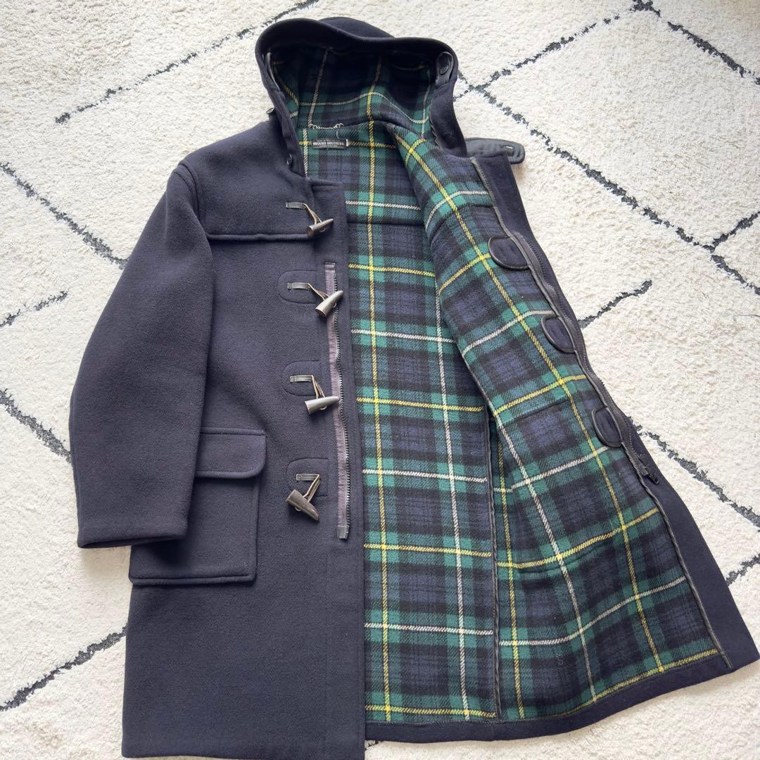 超希少 80s ブルックスブラザーズ　ダッフルコート　英国製　ネイビー　L相当