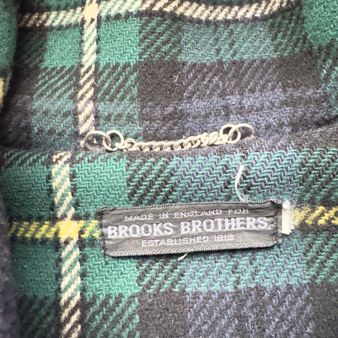 超希少 80s ブルックスブラザーズ　ダッフルコート　英国製　ネイビー　L相当