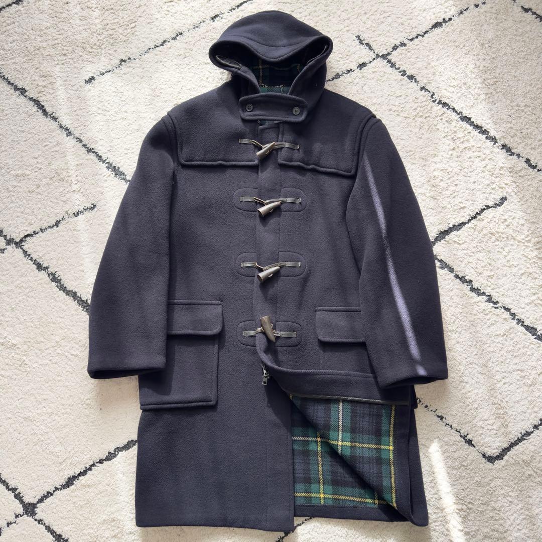超希少 80s ブルックスブラザーズ　ダッフルコート　英国製　ネイビー　L相当