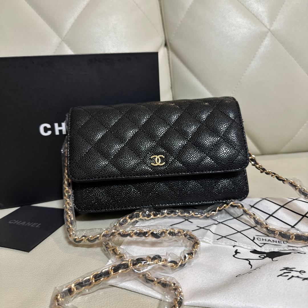 CHANEL ブラック　ショルダーバッグ　新品未使用　ノベルティ　24時間以内配