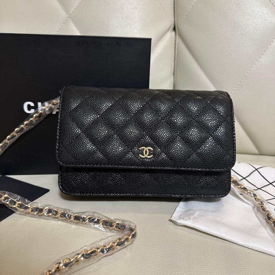 CHANEL ブラック　ショルダーバッグ　新品未使用　ノベルティ　24時間以内配