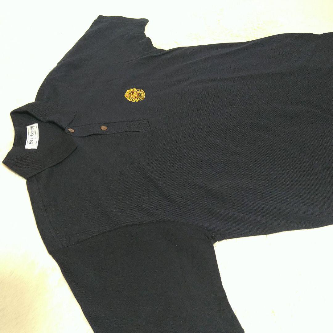 希少 BURBERRY ヴィンテージ ポロシャツ イタリア製 L 90’s