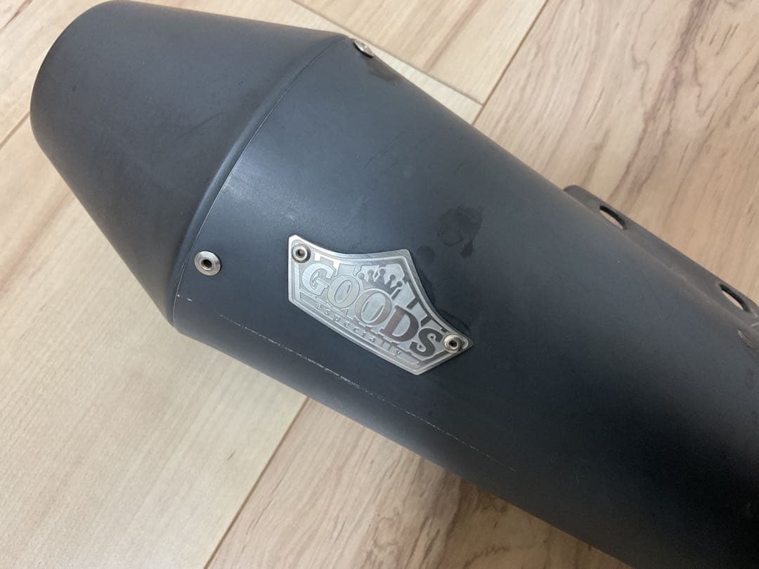 Goodsスリップオンマフラー/キャブ車SR400/500/ヤマハ/グッズ