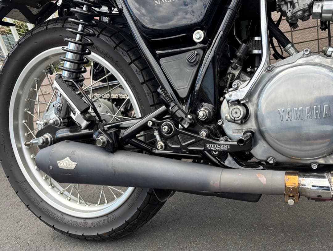 Goodsスリップオンマフラー/キャブ車SR400/500/ヤマハ/グッズ