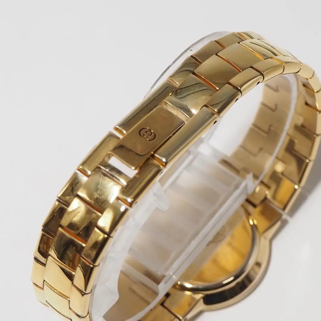 美品 グッチ GUCCI 3300L ローマン ゴールド文字盤 腕時計 F691