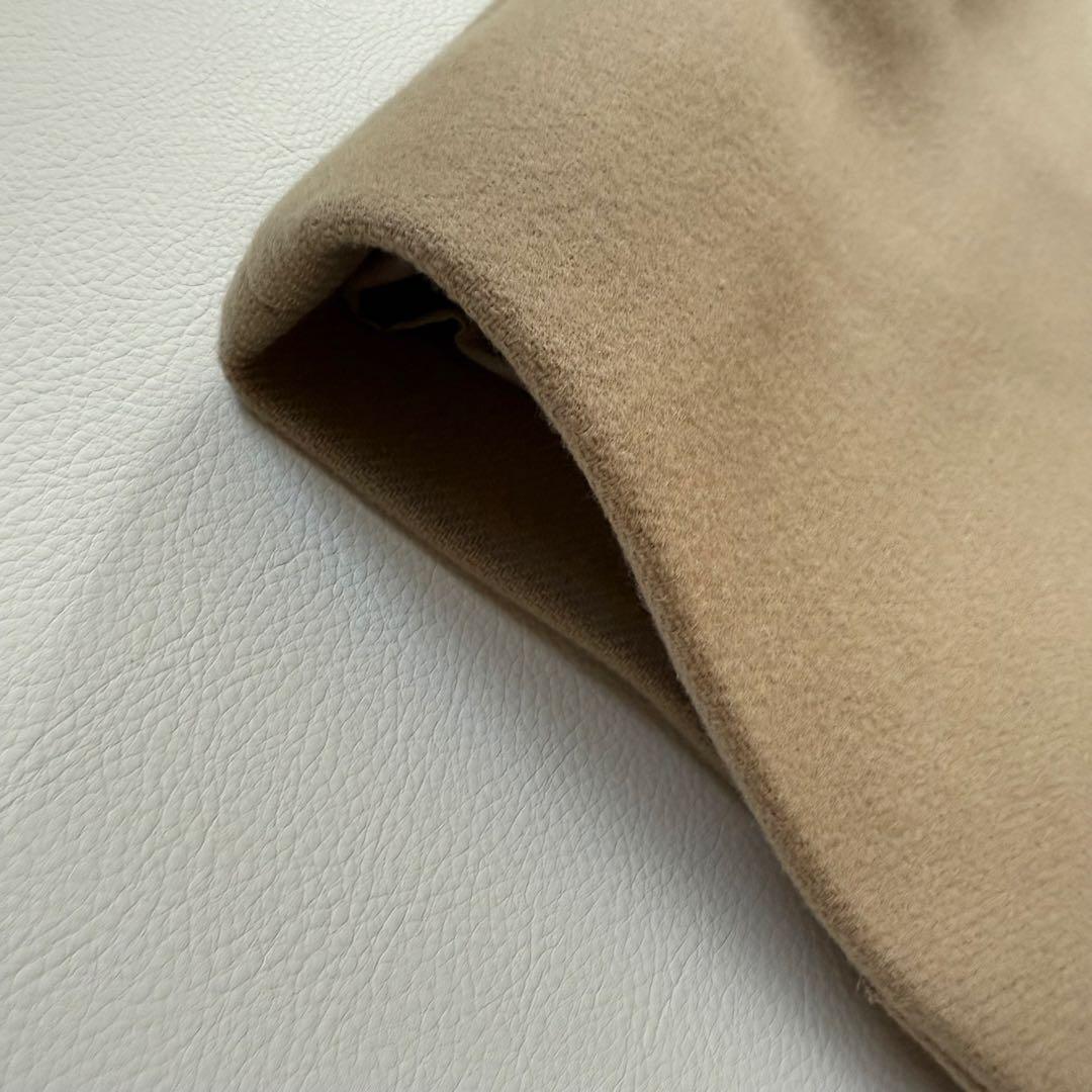 希少✨エンフォルド　カシミヤ混 メルトンチェスターコート　コクーン　ベージュ　M