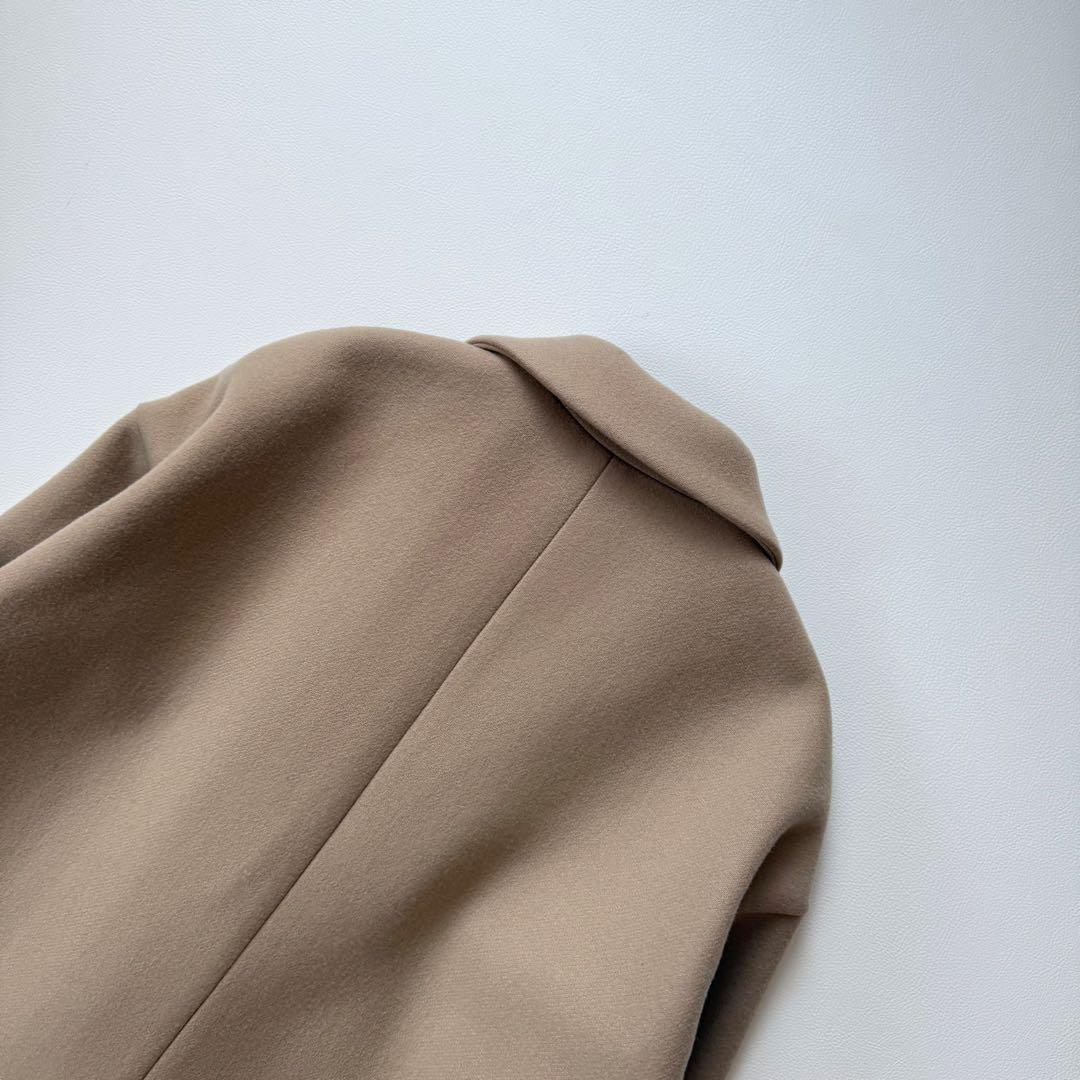 希少✨エンフォルド　カシミヤ混 メルトンチェスターコート　コクーン　ベージュ　M