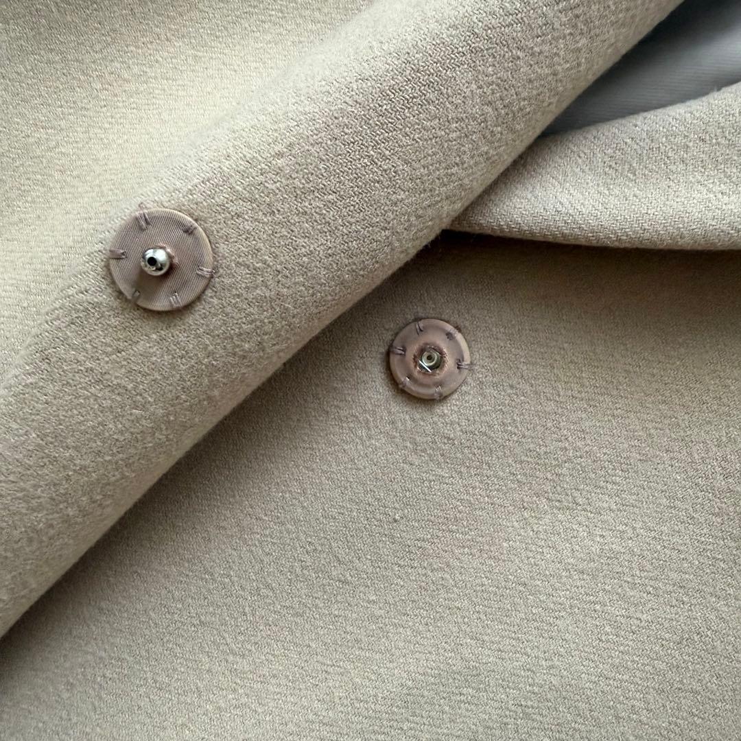 希少✨エンフォルド　カシミヤ混 メルトンチェスターコート　コクーン　ベージュ　M