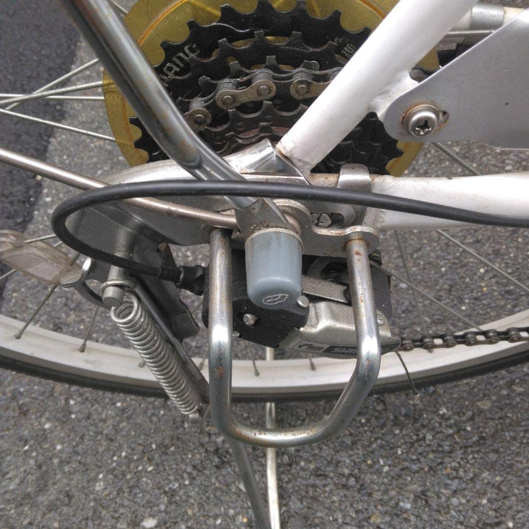 が*読様 ホワイトダイワサイクル高級車パセオスペアキー2本2022年製LEDオー