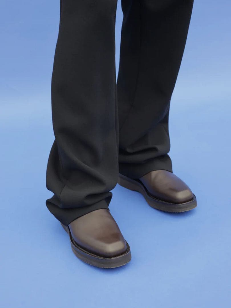 パンツ TENSE WOOL DOUBLE CLOTH WIDE SLACKS 3