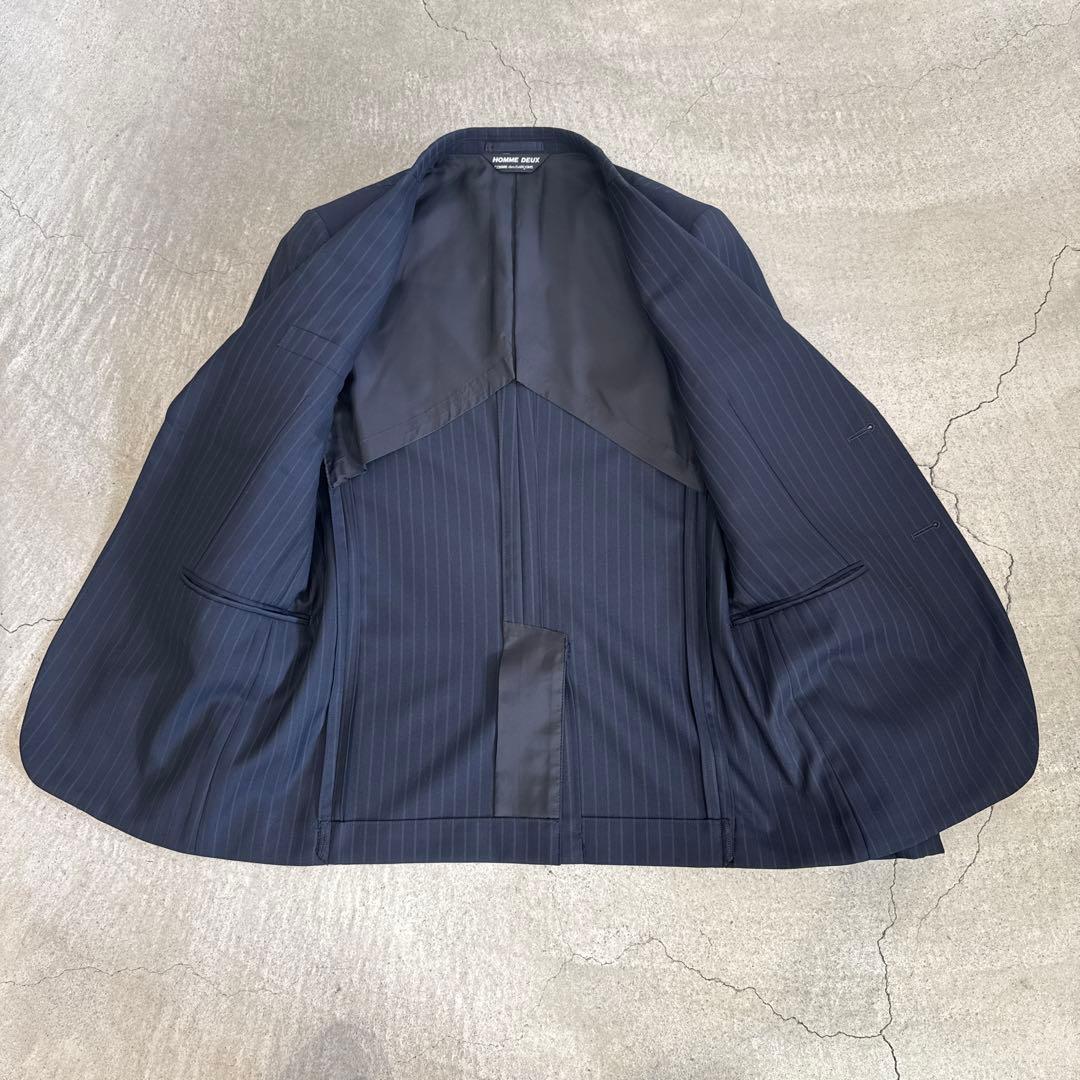 COMME des GARCONS HOMME DEUX ネイビー ストライプ