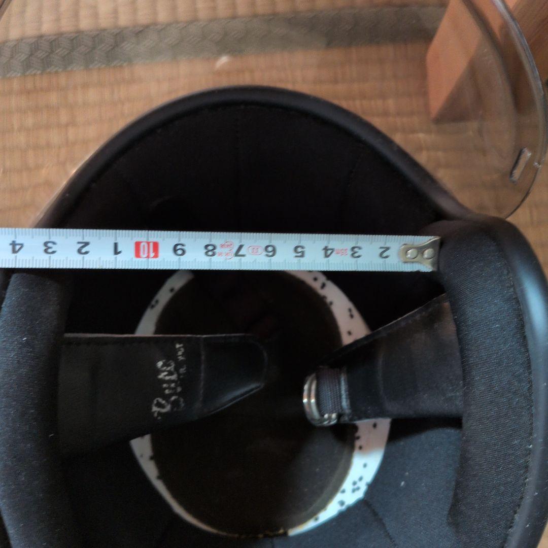 small Buco ジェットヘルメット 黒 白 バブルシールド サイズ不明