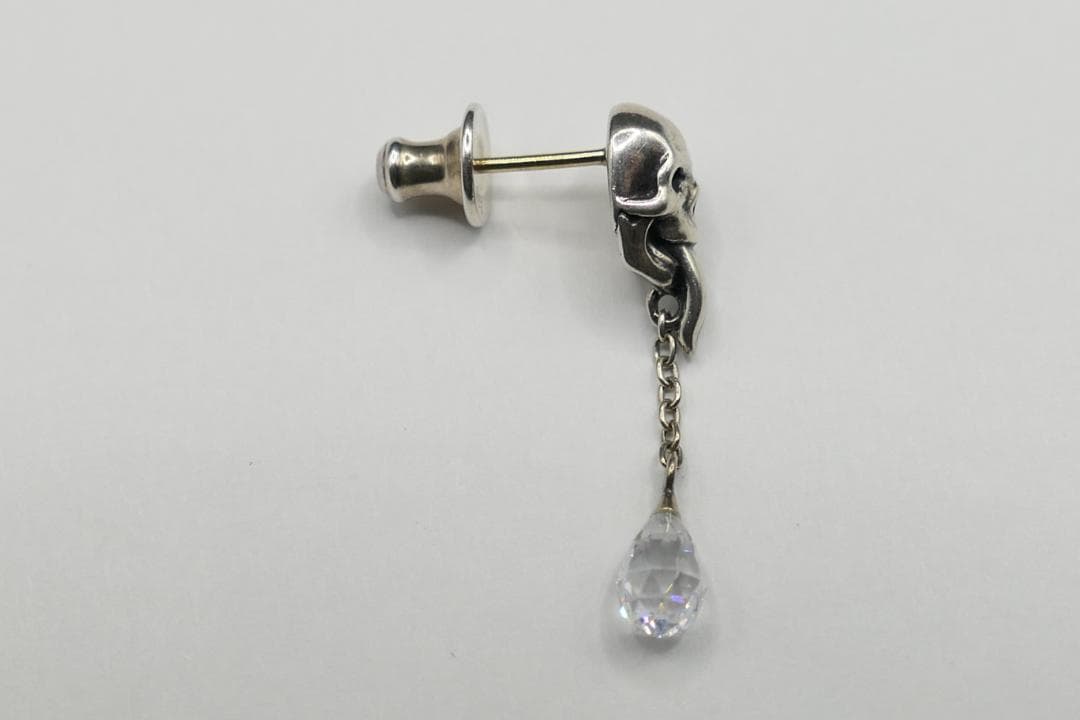 美品　ジャスティンデイビス　タンツイスター　スカル　ピアス　SEJ408