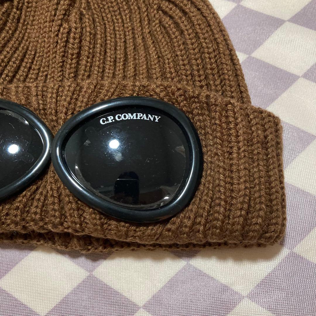 C.P. Company ニット帽ビーニー コーヒー