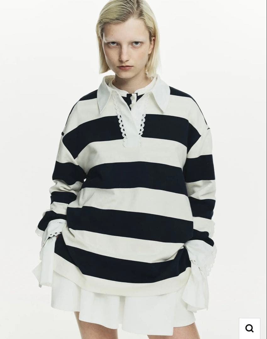 【新品未使用】Bibiy. FRANCINE RUGBY TOP ビビィ即日発送