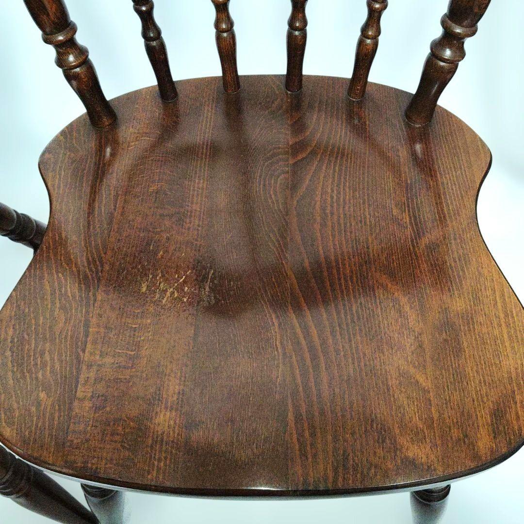 アンティーク　飛騨産業　 ウィンザーチェア　キツツキマーク　2脚セット