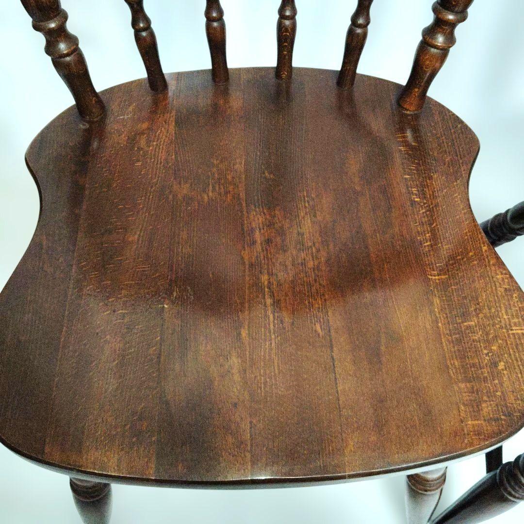 アンティーク　飛騨産業　 ウィンザーチェア　キツツキマーク　2脚セット