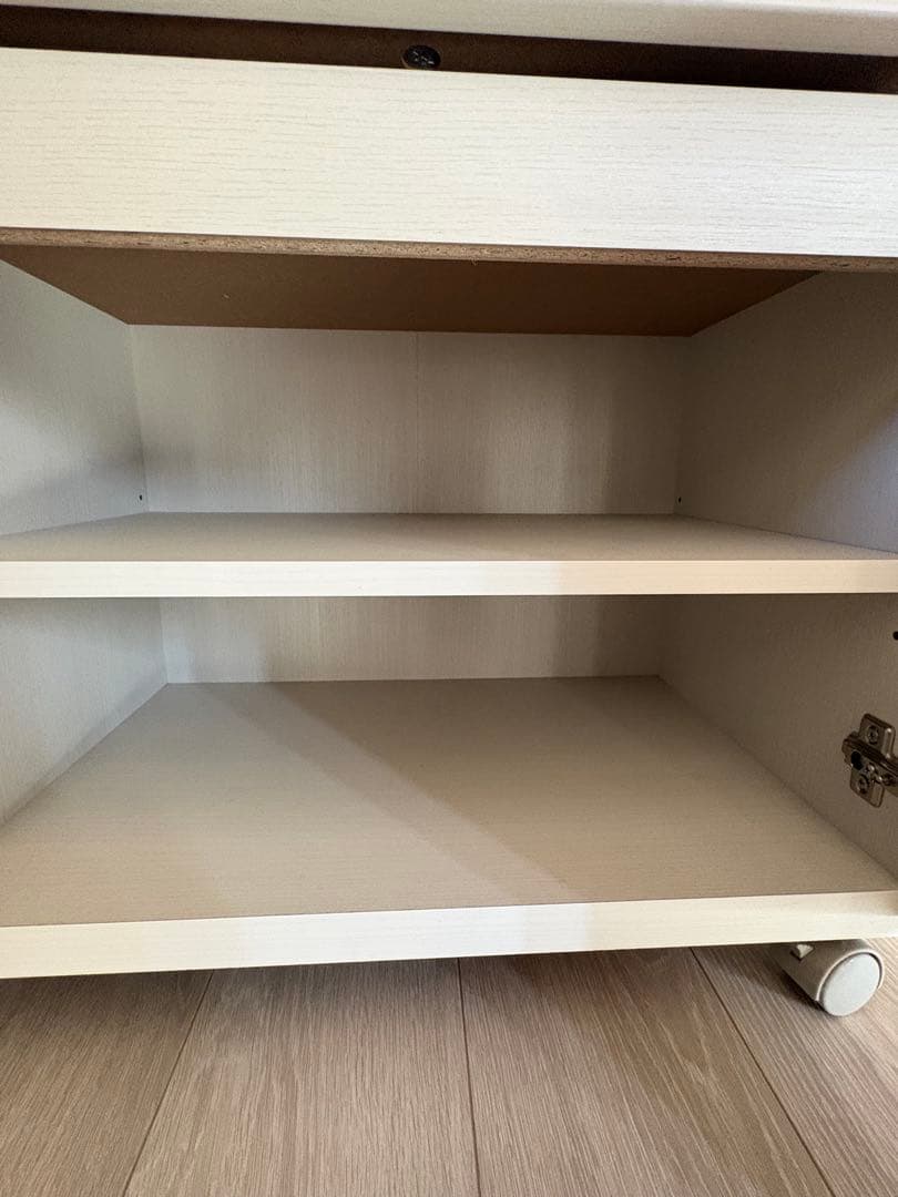 ニトリ【木目調レンジボード】引き出し付き