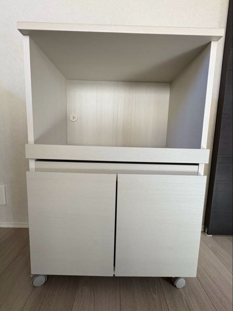 ニトリ【木目調レンジボード】引き出し付き