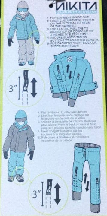 NIKITAスノーボードウェア 花柄 上下セット新品・未使用　 M (150？)