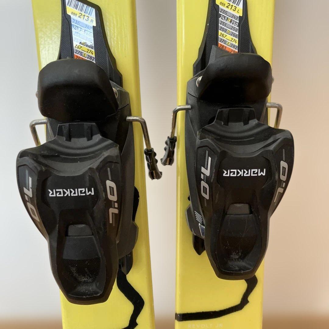 Völkl イエロー スキー板　ツインチップ